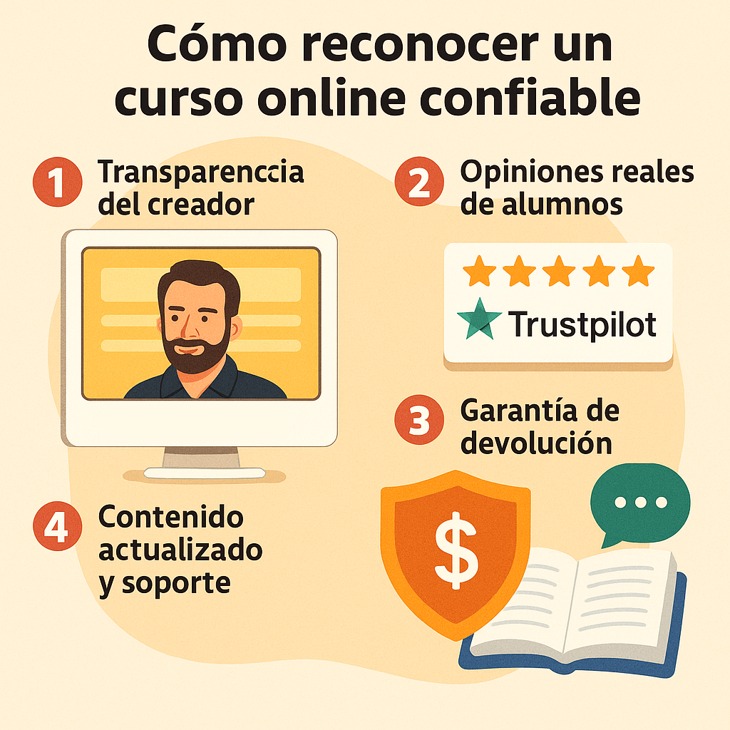 Opiniones reales de alumnos sobre un curso online