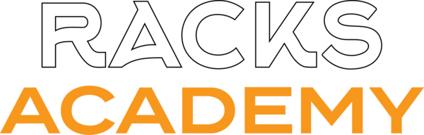 Racks Academy Opiniones 2025 ¿Vale la pena el curso de IA de Wall Street Wolverine y Carlos Adams? Logotipo de Racks Academy