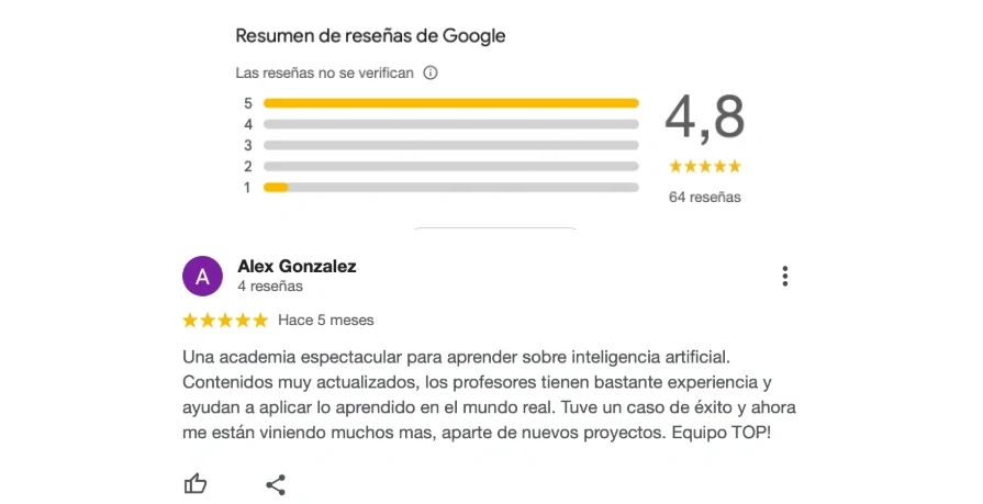 Racks Academy Opiniones 2025 ¿Vale la pena el curso de IA de Wall Street Wolverine y Carlos Adams? racks academy opiniones de alumnos del curso de Racks Academy en Trustpilot