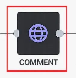 Nodo HTTP Request en n8n que envía una notificación o comentario con el resultado del flujo.